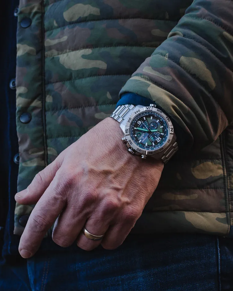 Promaster Navihawk A-T Blue Dial Stainless Steel Bracelet AT8220 Promaster Navihawk A-T Blue Dial Stainless Steel Bracelet AT8220